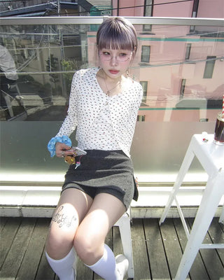 Flower Camisole Cardigan Set