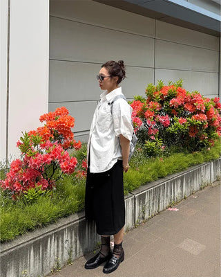 One-pocket half shirt