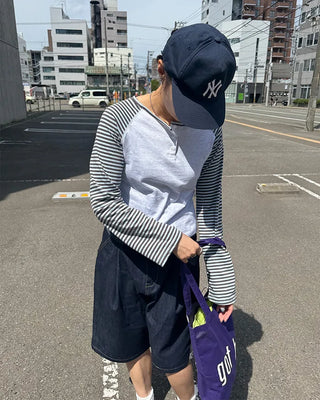 Denim Bermuda shorts