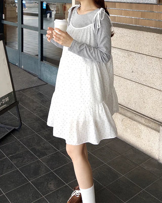 Polka Dot Mini Camisole Dress
