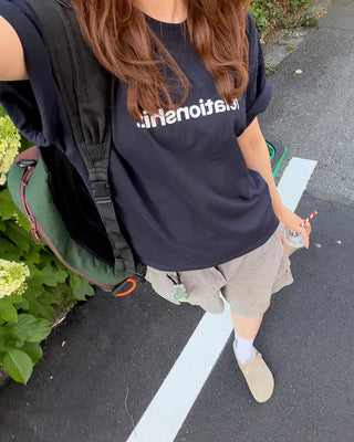 Lettering Cropped T-Shirt