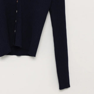 Simple ribbed cardigan