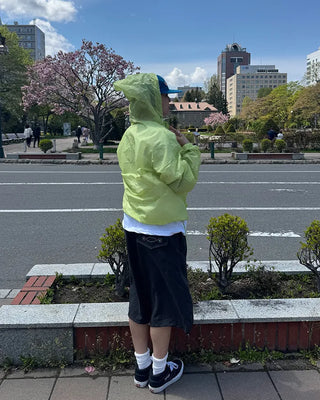 Windbreaker Hooded Zip-Up