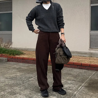 Alpaca Mix V-Neck Knit