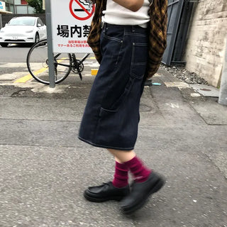 Bermuda denim pants