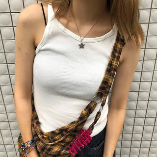 Star Point Silver Necklace