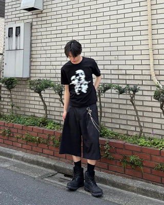 Face print T-shirt