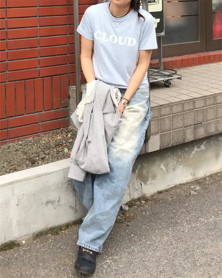 (Unisex) Vintage Camo Denim Pants