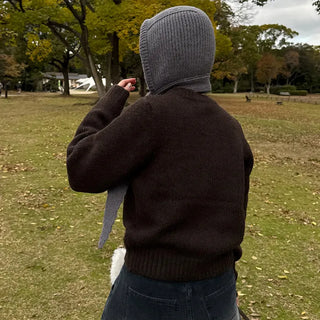 Wool round knit