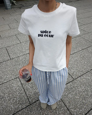 Lettering Short Sleeve T-Shirt