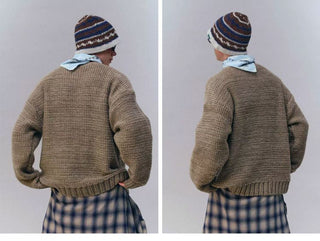 [Monterest] Relaxed Fit Gradient Knit Sweater