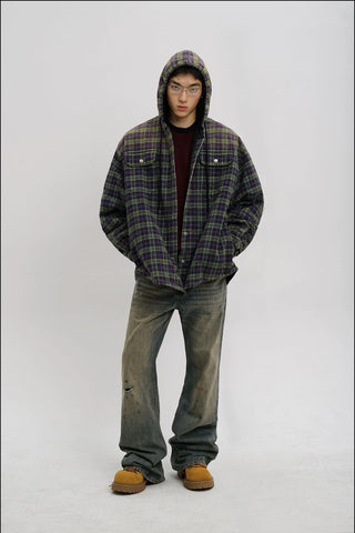 [MASONPRINCE] Wool Blend Layered Look Sweater