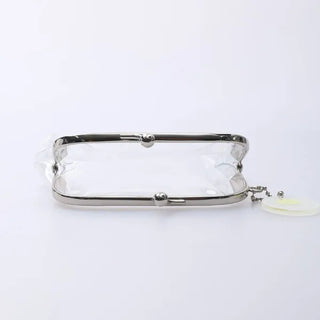 Clear clasp pouch
