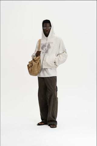 [MASONPRINCE] 400G Heavyweight Cotton Zip-Up Hoodie