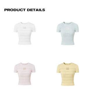 [NOTAWEAR] Beaded knitted T-shirt