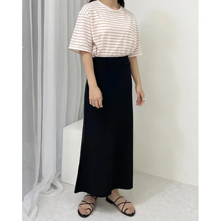 basic striped short sleeved tee