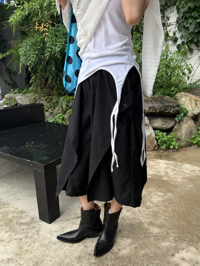 button bermuda slacks