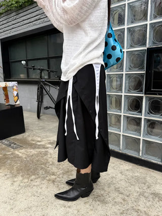 button bermuda slacks