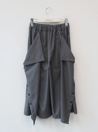 button bermuda slacks