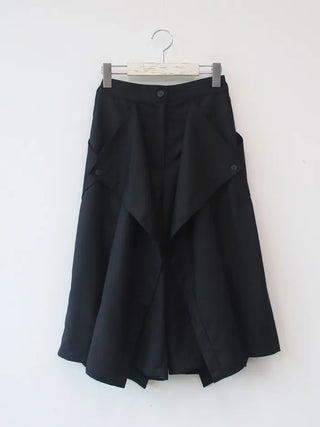 button bermuda slacks