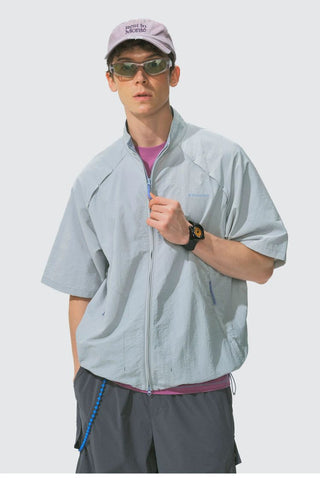 [Monterest] Stand Collar Breathable Zip-Up Jacket