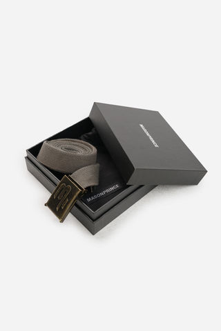 [MASONPRINCE] Metal Buckle Belt