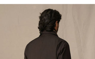 [CULTUM] Wool Blend Waterproof Mac Coat