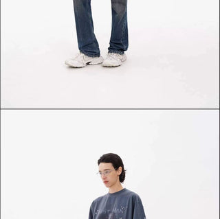 [MASONPRINCE] Bestman Dog Print Oversized Tee