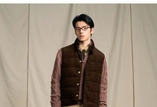 [CULTUM] Reversible Down Vest 90% Duck Down