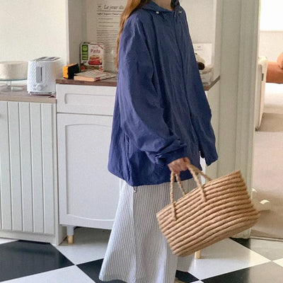 String Hooded Jumper