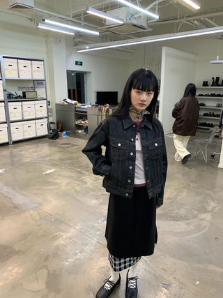 NEVERSEEZ Raw Denim Jacket