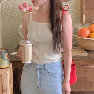 U-neck ribbed sleeveless top (3c)
