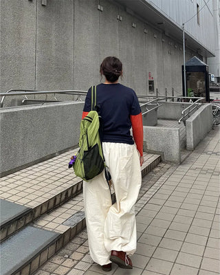 (Unisex) Rivet Tuck Balloon Pants