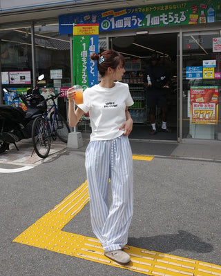 Lettering Short Sleeve T-Shirt