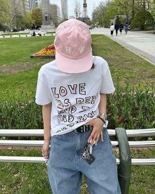 Crayon lettering T-shirt