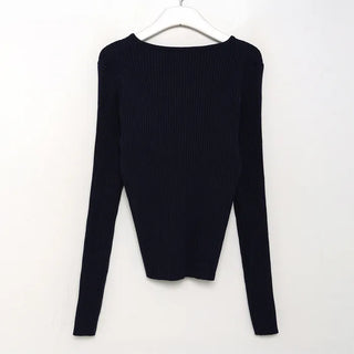 Simple ribbed cardigan