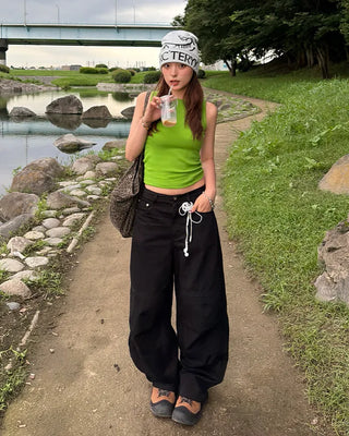 Parachute cotton pants