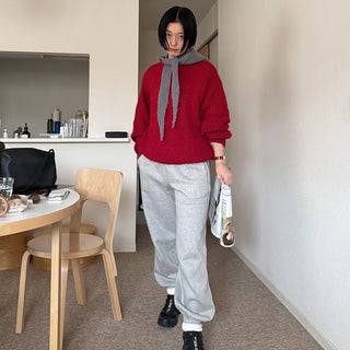 Vivid gauge knit sweater