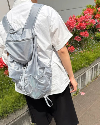 Nylon drawstring backpack