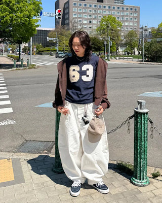 Cotton balloon pants