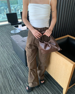 Shirred cap camisole