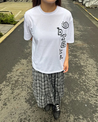 (Unisex) Kitsch Side Graphic Short-Sleeve T-Shirt