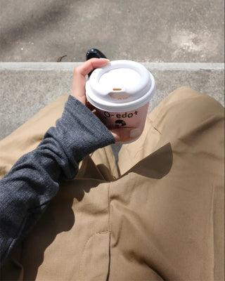 Side-tucked Bermuda shorts