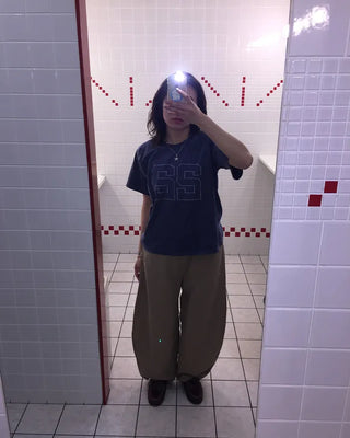 Back check pocket design pants