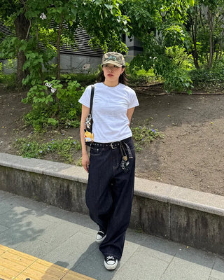 Eyelet canvas belt