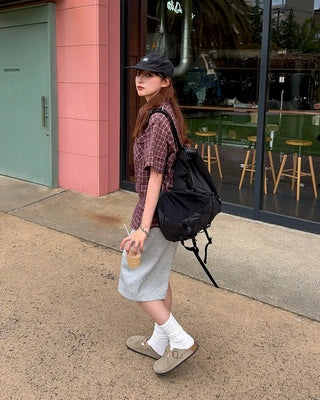 Pocket Check Half Shirt