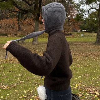 Wool round knit