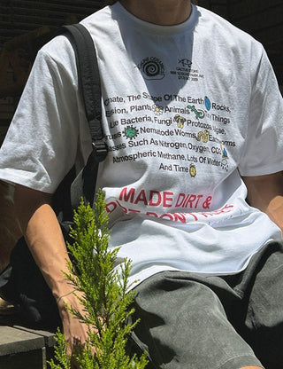 Earth Print Short Sleeve T-shirt (2 colors)