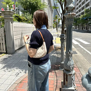 Colored Half Cable Knit