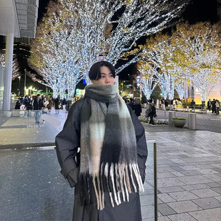 Checkered Big Scarf